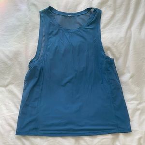 Lululemon blue workout tank